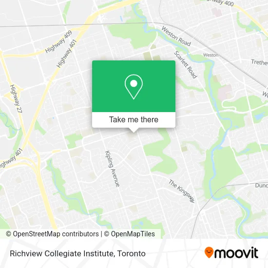 Richview Collegiate Institute map