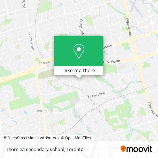 Thornlea secondary school map