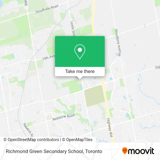 Richmond Green Secondary School map