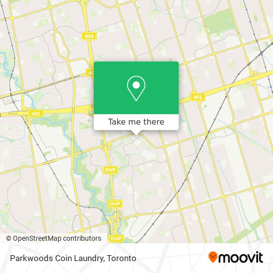 Parkwoods Coin Laundry map