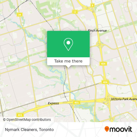 Nymark Cleaners map