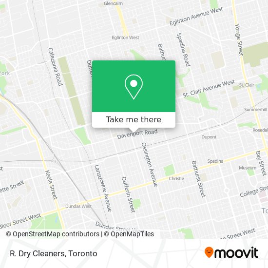 R. Dry Cleaners map