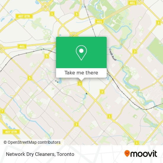 Network Dry Cleaners map