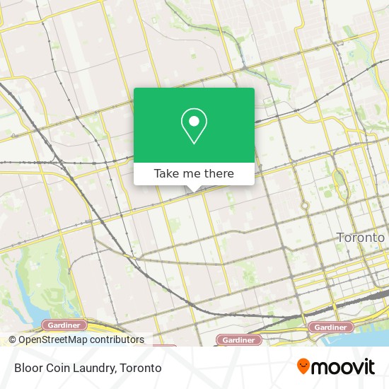 Bloor Coin Laundry map