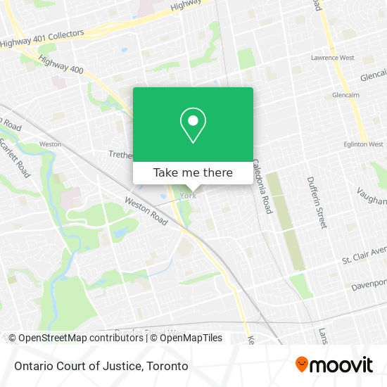 Ontario Court of Justice plan