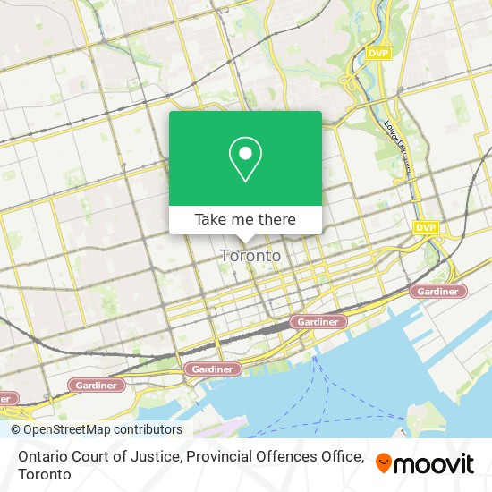 Ontario Court of Justice, Provincial Offences Office plan