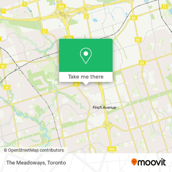 The Meadoways map
