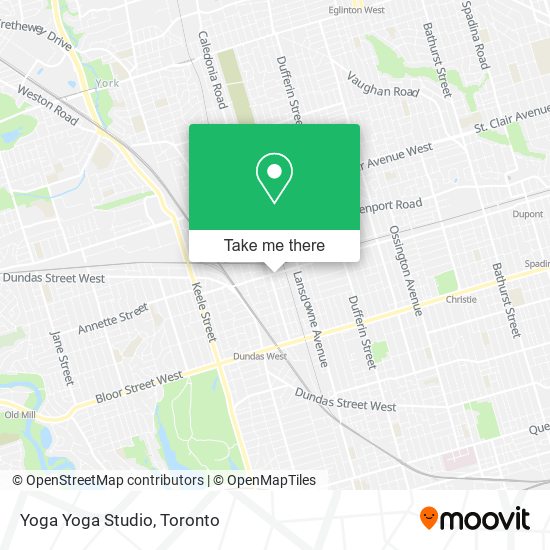 Yoga Yoga Studio map