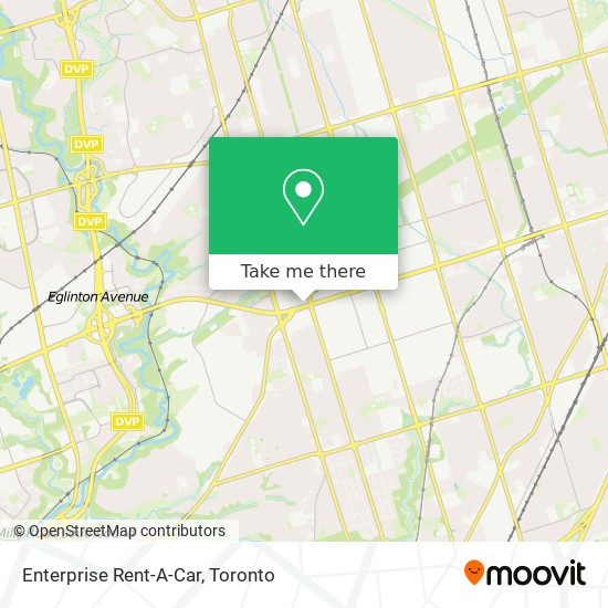 Enterprise Rent-A-Car map