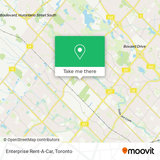 Enterprise Rent-A-Car map