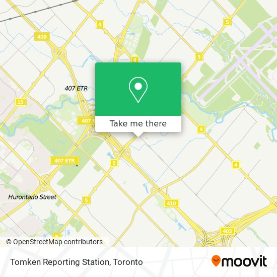 Tomken Reporting Station map