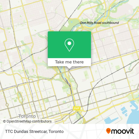 TTC Dundas Streetcar plan