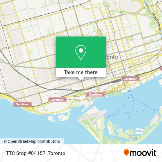 TTC Stop #04157 map