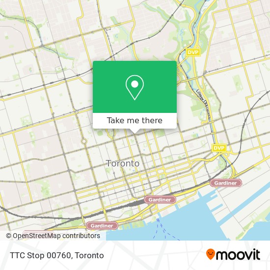 TTC Stop 00760 map