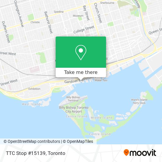 TTC Stop #15139 map