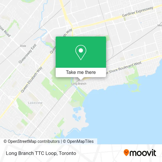 Long Branch TTC Loop map