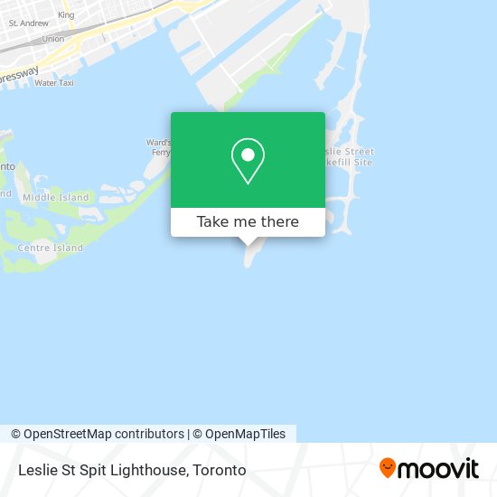 Leslie St Spit Lighthouse map
