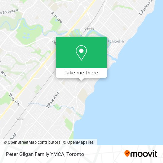 Peter Gilgan Family YMCA map