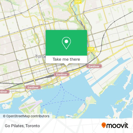 Go Pilates map