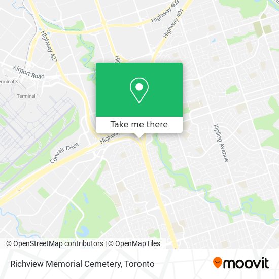 Richview Memorial Cemetery map