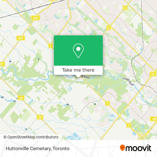 Huttonville Cemetary plan