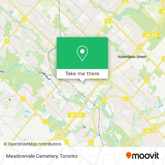 Meadowvale Cemetery plan