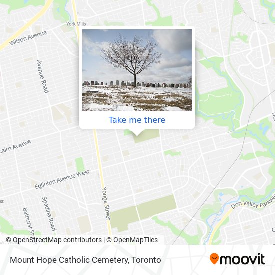 Mount Hope Catholic Cemetery map