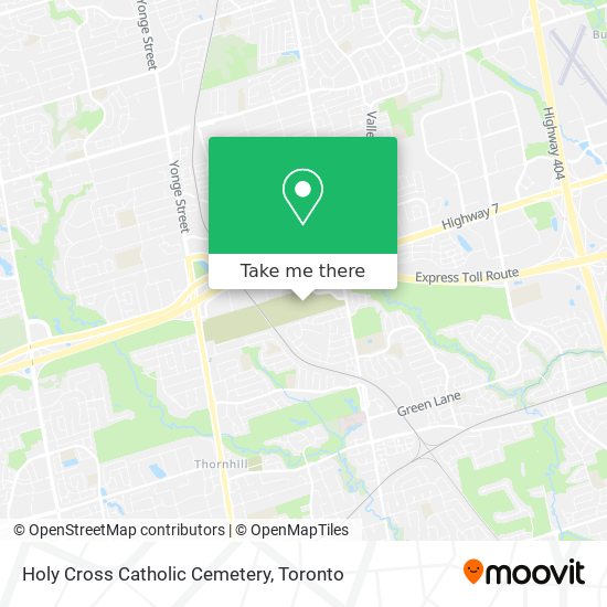 Holy Cross Catholic Cemetery plan