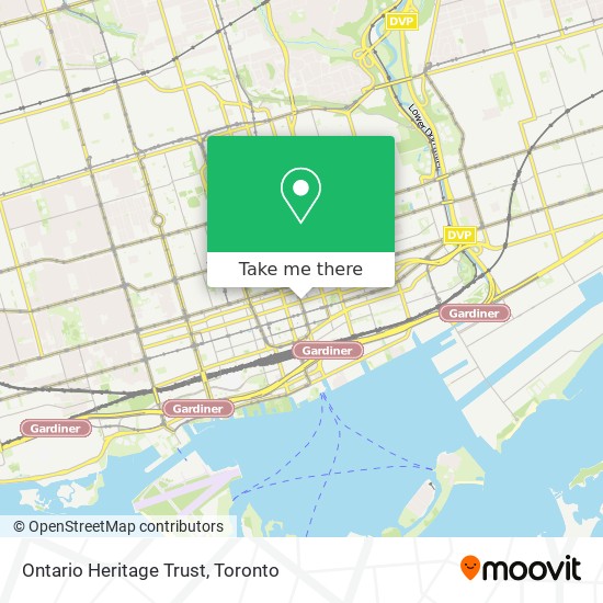 Ontario Heritage Trust map