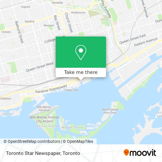 Toronto Star Newspaper map