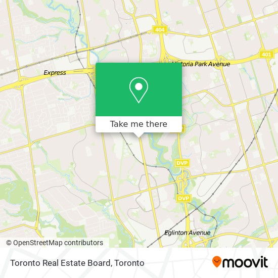Toronto Real Estate Board map