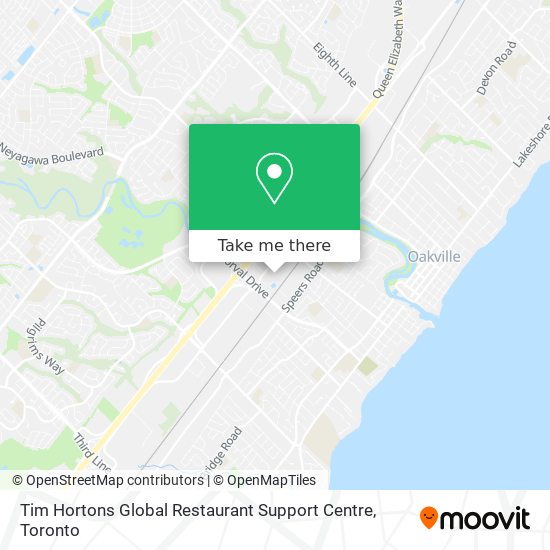 Tim Hortons Global Restaurant Support Centre map