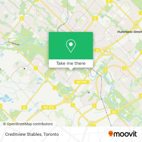 Creditview Stables map