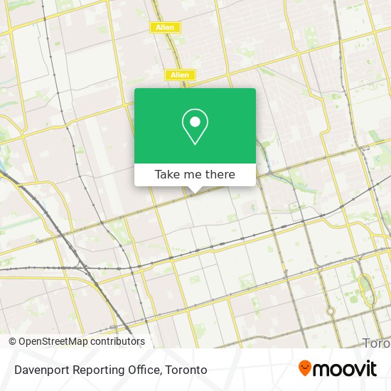 Davenport Reporting Office map