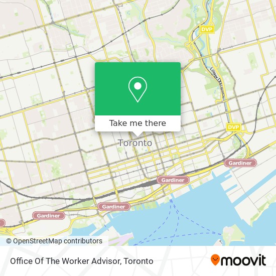 Office Of The Worker Advisor map