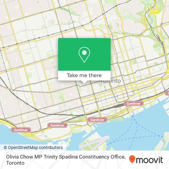 Olivia Chow MP Trinity Spadina Constituency Office plan