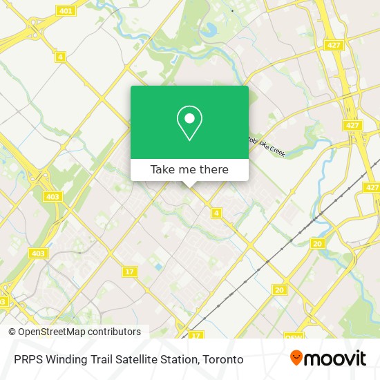 PRPS Winding Trail Satellite Station map