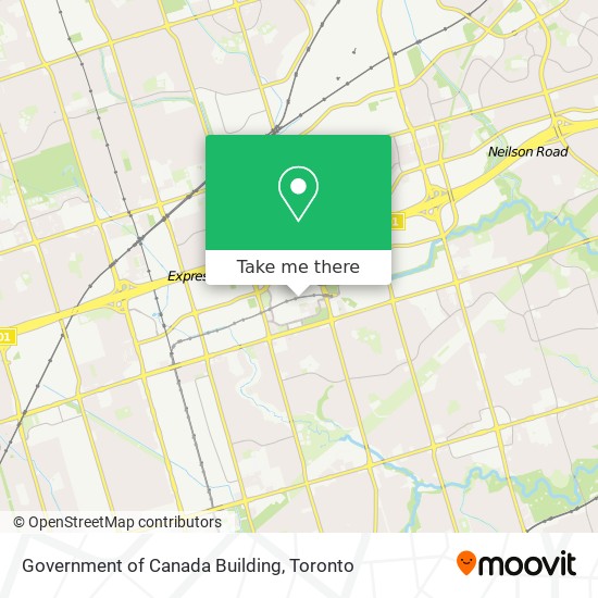 Government of Canada Building map