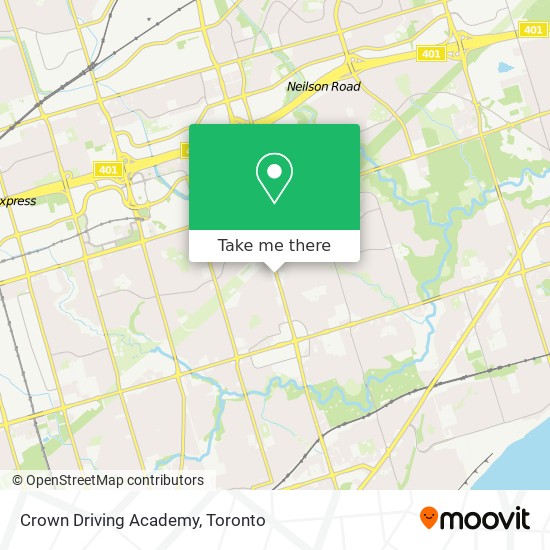 Crown Driving Academy map