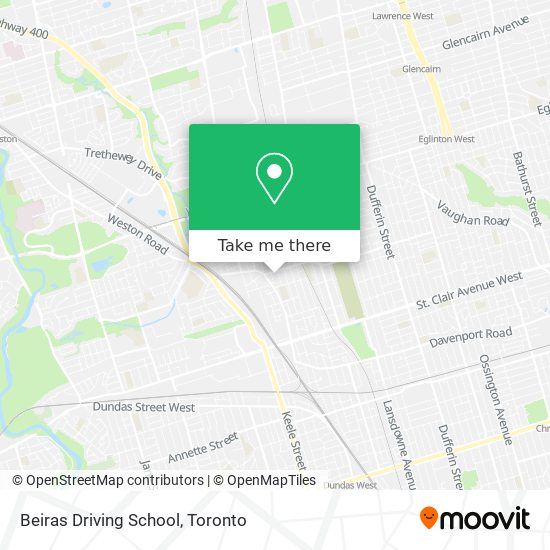 Beiras Driving School map