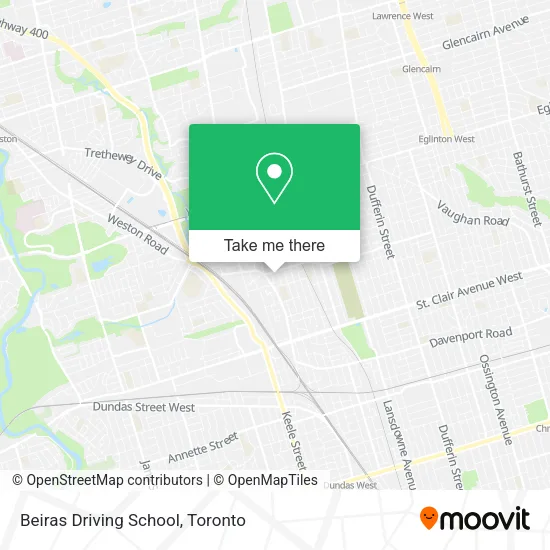 Beiras Driving School map