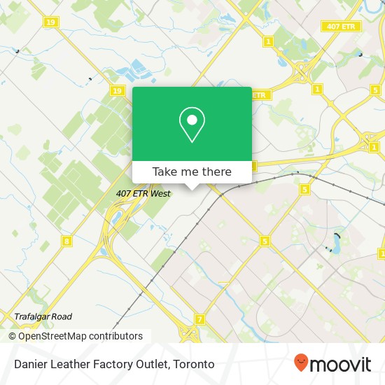 Danier Leather Factory Outlet map