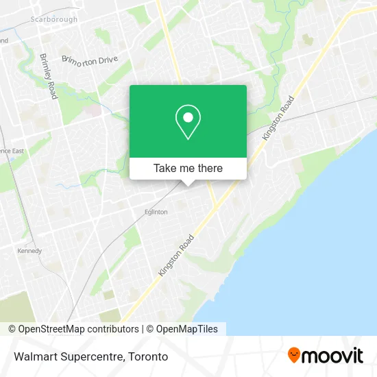 Walmart Supercentre map