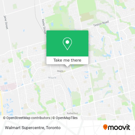 Walmart Supercentre map