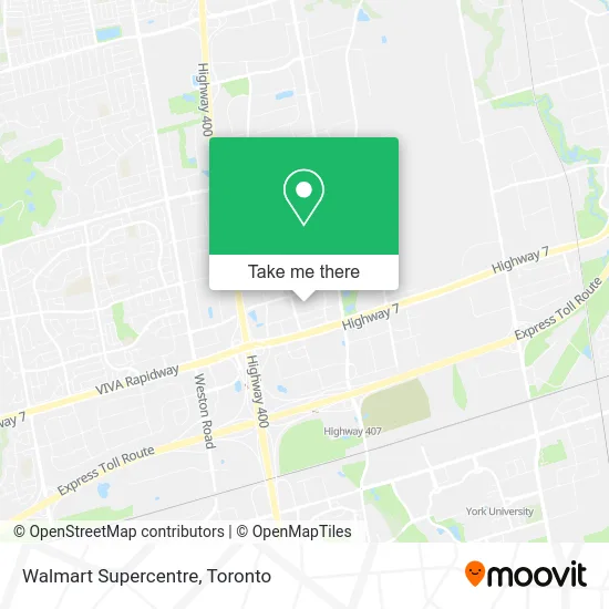Walmart Supercentre map