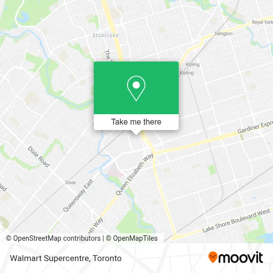 Walmart Supercentre map