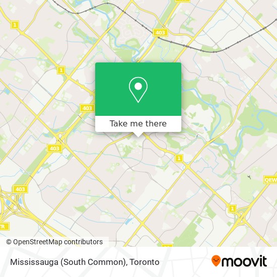 Mississauga (South Common) map