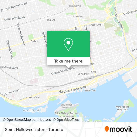 Spirit Halloween store map