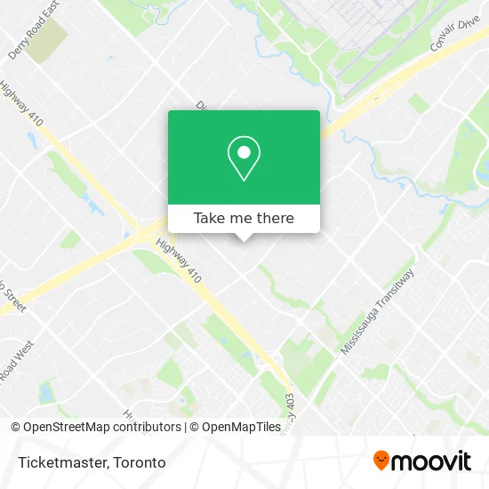 Ticketmaster map