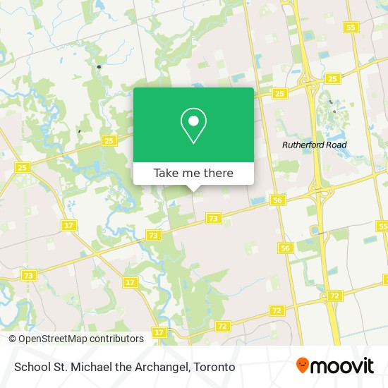 School St. Michael the Archangel map